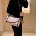 Louis Vuitton M27275 Express Mini Hobo Bag Pastel Purple Calfskin Monogram Trim Crossbody Handbag #A65978
