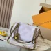 Louis Vuitton M27275 Express Mini Hobo Bag Pastel Purple Calfskin Monogram Trim Crossbody Handbag #A65978