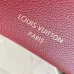 Louis Vuitton M27689 Express Medium Hobo Bag Burgundy Calfskin Monogram Trim Shoulder Handbag #A65977