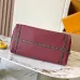 Louis Vuitton M27689 Express Medium Hobo Bag Burgundy Calfskin Monogram Trim Shoulder Handbag #A65977