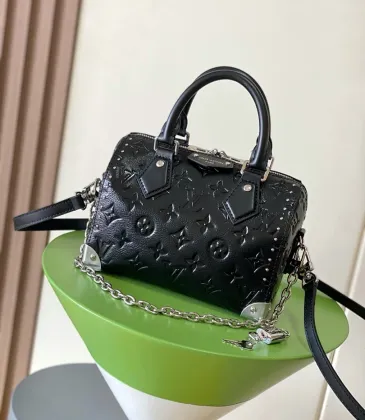 Louis Vuitton M27921 Original Version Speedy Trunk 20 Handbag - Monogram Saga, 163C01 Chip, Detachable Strap (Size: 20.5x13.5x11cm) #A59484