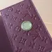 Louis Vuitton Mylockme Chain Wallet (3 Colors) – Burgundy/Black/Light Gray Monogram Empreinte Leather with Signature LV Lock #A59175