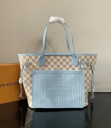 Louis Vuitton Neverfull Inside Out Damier Azur Tote Bag 47×28×14cm #A65020