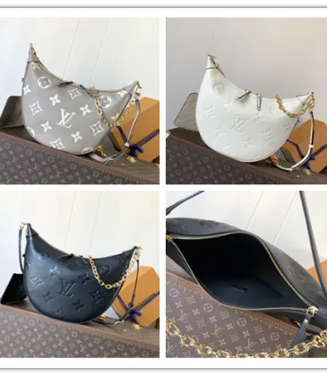Stylish Louis Vuitton Moon - Shaped Handbags In Diverse Colors And Patterns For Fashion Enthusiasts #A49956