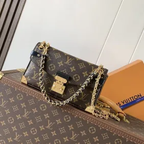 Brand L Trunkie East West Monogram Chain Shoulder Bag M27266 15×6×25cm #B69351