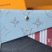 Louis Vuitton Monogram Card Holders In Elegant Blue And White Tones #A53521