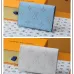 Louis Vuitton Monogram Card Holders In Elegant Blue And White Tones #A53521