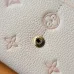 LV M60531 Monogram Empreinte Long Wallet - Cream Pink #A60910