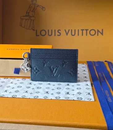 Louis Vuitton Card Holder with Charm – Iridescent Navy Monogram Empreinte Leather (Silver-Tone Hardware) #A58788