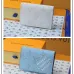 Louis Vuitton M14817 Chip Version Card Holder - White &amp; Light Blue #A59466