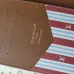 Louis Vuitton M15075 Chip Version Passport Cover - White/Blue Monogram Pattern #A59467