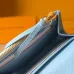 Louis Vuitton M27480 Rosali Sky Blue Empreinte Leather Snap Closure Coin Card Mini Wallet #A66006