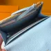 Louis Vuitton M27480 Rosali Sky Blue Empreinte Leather Snap Closure Coin Card Mini Wallet #A66006