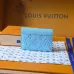 Louis Vuitton M27480 Rosali Sky Blue Empreinte Leather Snap Closure Coin Card Mini Wallet #A66006