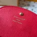Louis Vuitton M27481 Rosali Red Empreinte Leather Compact Coin &amp; Card Wallet #A66005