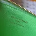 Louis Vuitton M27668 Porto Cult Romy Green Empreinte Leather Zip Card Holder Wallet #A66003