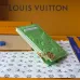 Louis Vuitton M27668 Porto Cult Romy Green Empreinte Leather Zip Card Holder Wallet #A66003