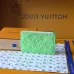 Louis Vuitton M27668 Porto Cult Romy Green Empreinte Leather Zip Card Holder Wallet #A66003