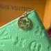 Louis Vuitton M27715 Zippy Apple Green Empreinte Leather Full Zip Long Card Wallet #A66002