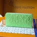 Louis Vuitton M27715 Zippy Apple Green Empreinte Leather Full Zip Long Card Wallet #A66002