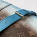 Louis Vuitton M28227 Keepall 50 Blue Gradient Monogram Canvas Bandouliere Travel Duffle Bag #A66007