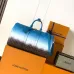 Louis Vuitton M28227 Keepall 50 Blue Gradient Monogram Canvas Bandouliere Travel Duffle Bag #A66007