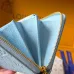 Louis Vuitton M28294 Zippy Blue Empreinte Leather Full Zip Long Wallet Card Purse #A66000