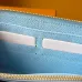 Louis Vuitton M28294 Zippy Blue Empreinte Leather Full Zip Long Wallet Card Purse #A66000