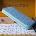 Louis Vuitton M28294 Zippy Blue Empreinte Leather Full Zip Long Wallet Card Purse #A66000