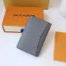 Louis Vuitton M81550 Original Version Card Holder - Taiga Leather, Classic Compact Design (Size: 8x11x1cm) #A59479
