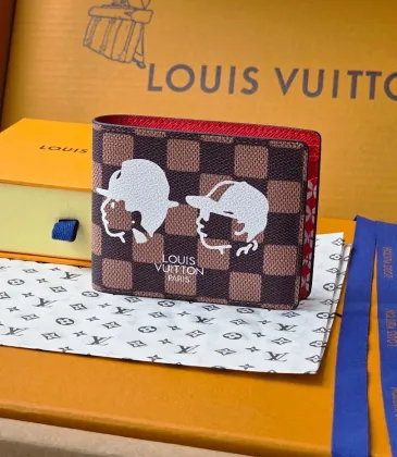 Louis Vuitton N40777 Collaborative Short Wallet - Chip Version #A59477