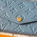 Louis Vuitton Sarah Monogram Empreinte Leather Envelope Wallet 19×10.5×2cm #A65036