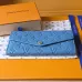 Louis Vuitton Sarah Monogram Empreinte Leather Envelope Wallet 19×10.5×2cm #A65036