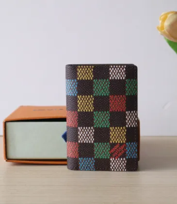 Louis Vuitton Damier Azur Colorful Checkered Compact Wallet For Fashion - Forward Users #A52604