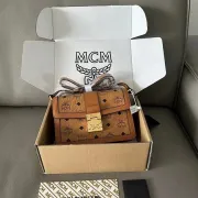 MCM Small Crossbody Bag, Visetos Coated Canvas, Style 65031 15 x 22x 5.5 cm #A61793