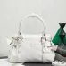 Miu Miu 5BA327 Glazed Leather Vintage Satchel Bag Removable Strap Top Handle Handbag #A65966