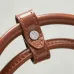 Miu Miu 5BA327 Glazed Leather Vintage Satchel Bag Removable Strap Top Handle Handbag #A65966