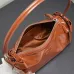 Miu Miu 5NE029 Glazed Leather Bow Barrel Shoulder Bag Embossed Logo Handbag #A65965