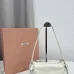 Miu Miu Ribbon Oil-Wax Leather Shoulder Bag 21×12.5×9.5cm #A65026