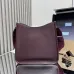 Prada 1BC073 Large Tote Bag - Burgundy Leather Crossbody Style with Adjustable Logo Strap #A59501