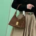 Prada Brown Suede Handbag 1BG580  #A55278