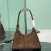 Prada Brown Suede Handbag 1BG580  #A55278