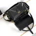 Prada Cahier Messenger Bag (2 Colors) – Burgundy/Black Leather with Gold-Tone Triangle Logo &amp; Buckle Hardware #A59179