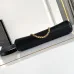 Prada Cleo Shoulder Bag (4 Colors) – Brown/Navy/Black/White Saffiano Leather with Gold-Tone Chain Strap #A59176