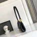 Prada Cleo Shoulder Bag (4 Colors) – Brown/Navy/Black/White Saffiano Leather with Gold-Tone Chain Strap #A59176