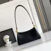 Prada Cleo Shoulder Bag (4 Colors) – Brown/Navy/Black/White Saffiano Leather with Gold-Tone Chain Strap #A59176