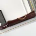 Prada Cleo Shoulder Bag (4 Colors) – Brown/Navy/Black/White Saffiano Leather with Gold-Tone Chain Strap #A59176