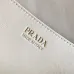 Prada Diagramme Shoulder Bag (3 Colors) – Red/White/Black Leather with Gold-Tone Chain Strap &amp; Branding #A59178