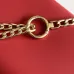 Prada Diagramme Shoulder Bag (3 Colors) – Red/White/Black Leather with Gold-Tone Chain Strap &amp; Branding #A59178