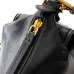 Prada Galleria Soft Shoulder Bag (2 Colors) – Burgundy/Black Leather with Gold-Tone Triangle Logo &amp; Convertible Strap #A59180